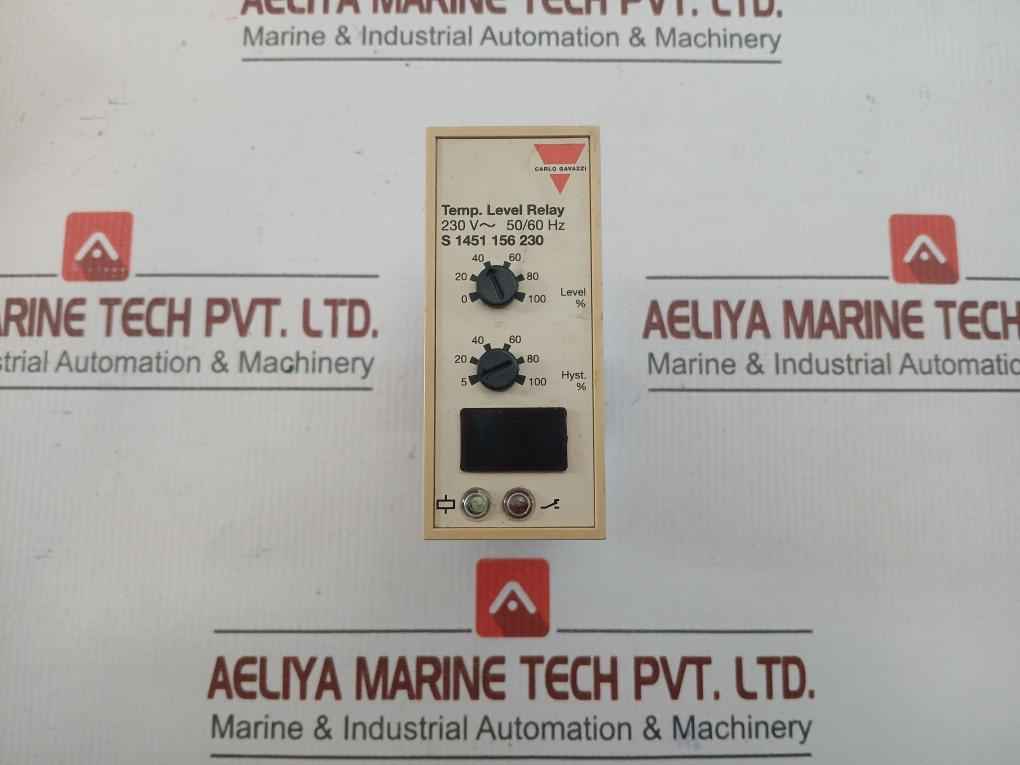 S 1451 156 230 Temperature Level Relay Carlo Gavazzi