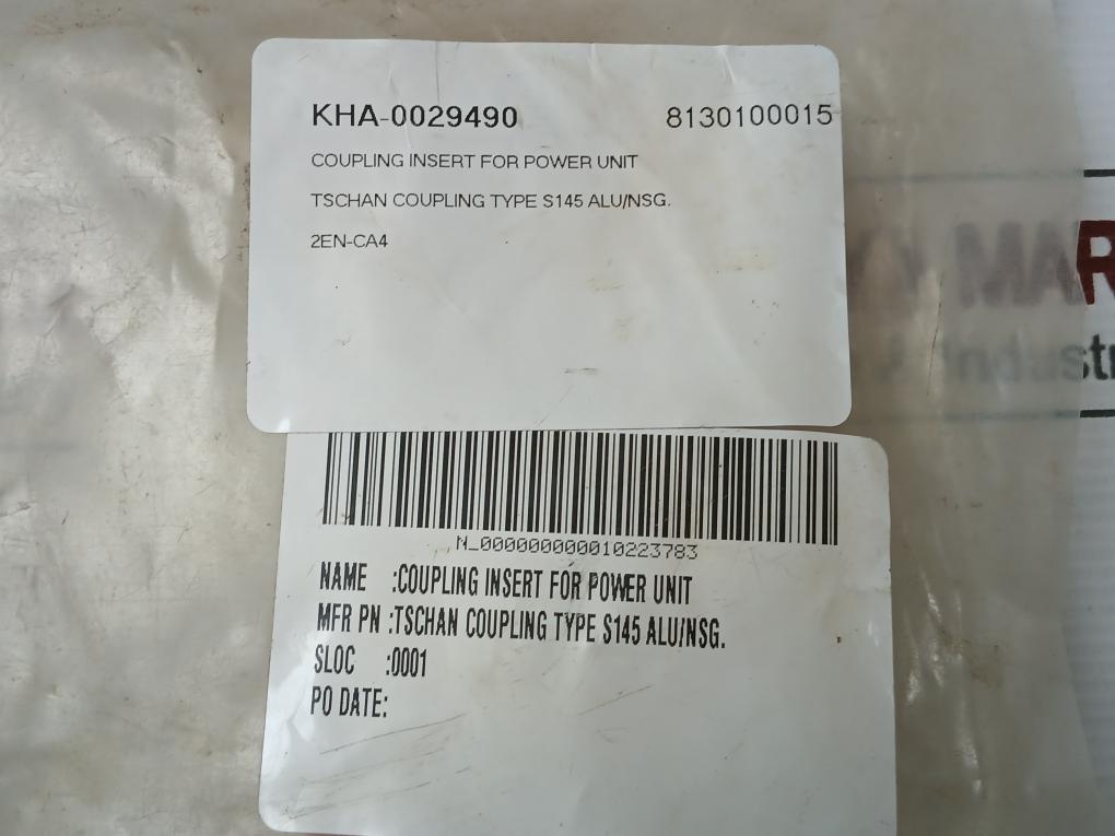 S145 Insert For Power Unit Coupling Brand Tschan