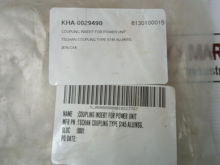 S145 Insert For Power Unit Coupling Brand Tschan