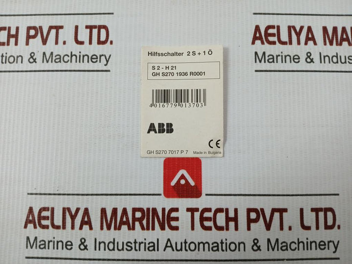S2-h21 Abb Auxiliary Switch 6Kv