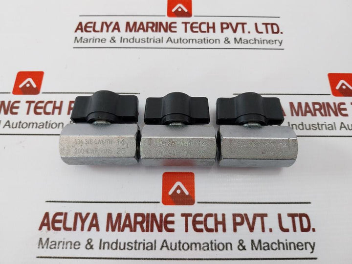 S34 3/8 Cw617N 200-cwp Flow Valve Pn15
