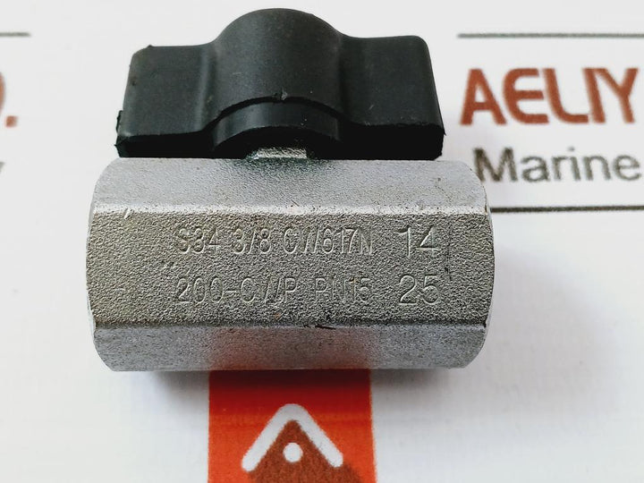 S34 3/8 CW617N 200-CWP PN15 Flow Valve