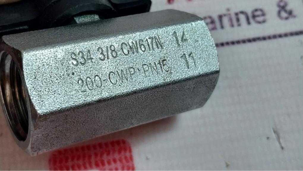 S34 CW617N Flow Valve PN15, 200-CWP