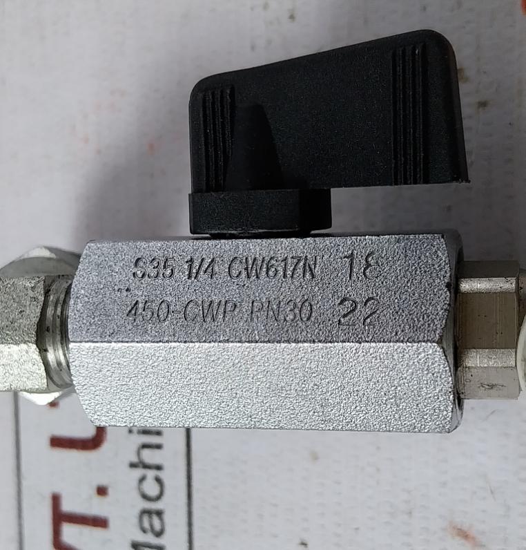 S35 1/4 Cw617N Ball Valve 450-cwp Pn30