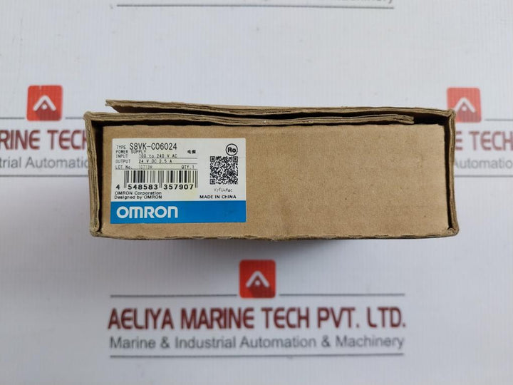 S8Vk-c06024 Switching Power Supply Omron Input-ac100-240V, 50/60Hz