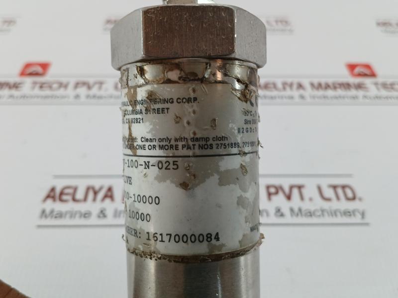 S C Hydraulic Direct Acting Relief Valve 1000-10000 Drv-100-n-025
