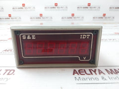 S&E Idt-4Ecc Digital Voltmeter 2V/30V