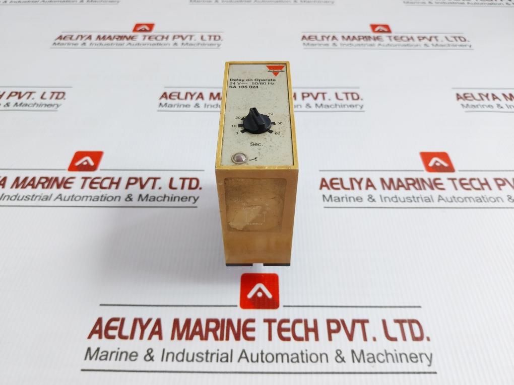 Sa 105 024 Delay On Operate Timer 3 To 60 Sec,Ip20 Electromatic