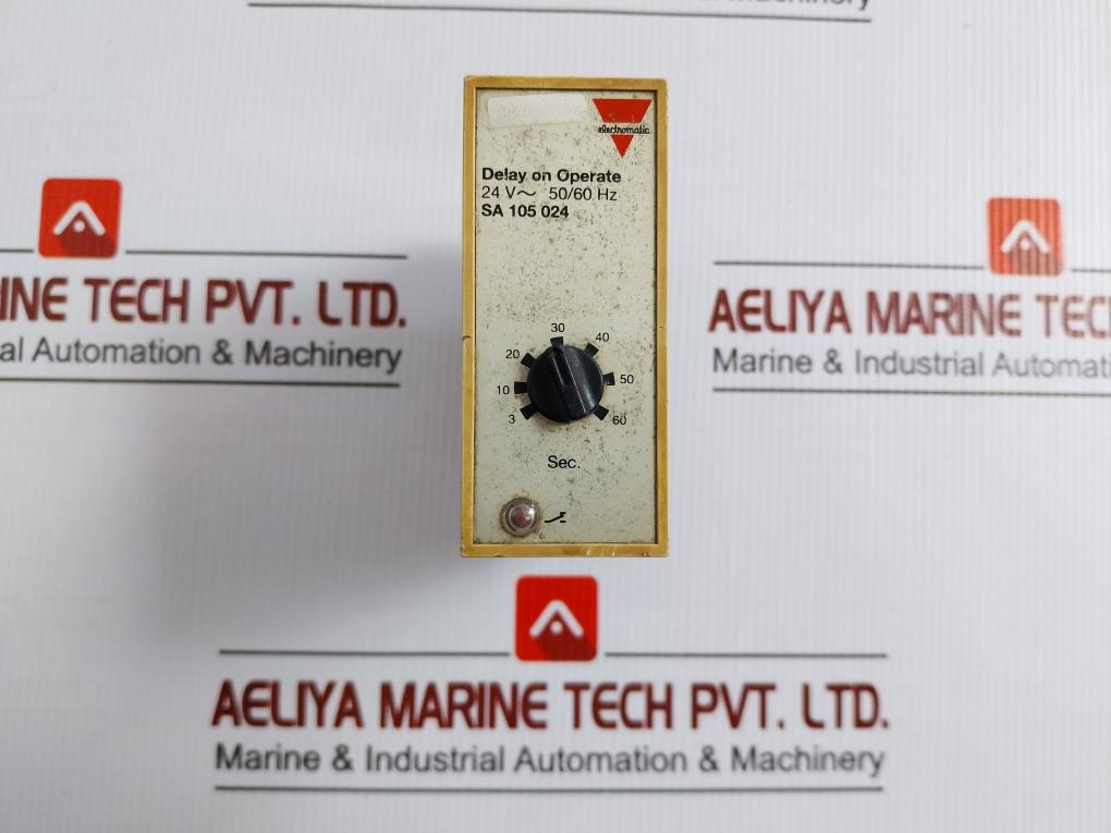 Sa 105 024 Delay On Operate Timer 3 To 60 Sec,Ip20 Electromatic