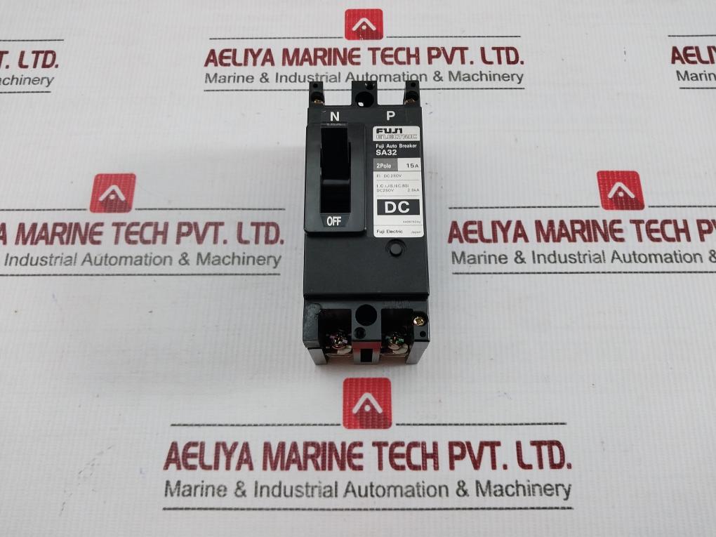 Sa32 Fuji Electric 2 Pole Auto Circuit Breaker 15A