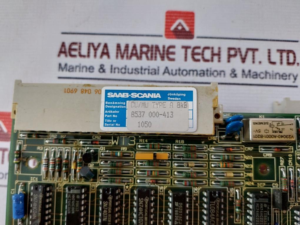 Saab 1891 700-1 Pcb Card 8537 000-413
