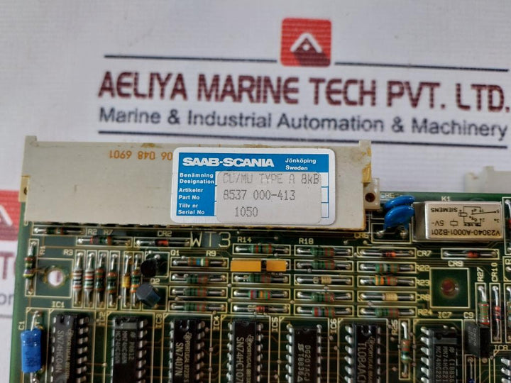 Saab 1891 700-1 Pcb Card 8537 000-413