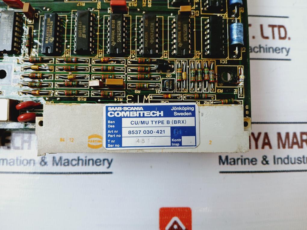 Saab 1891 700 Pcb Card 8537 030-421
