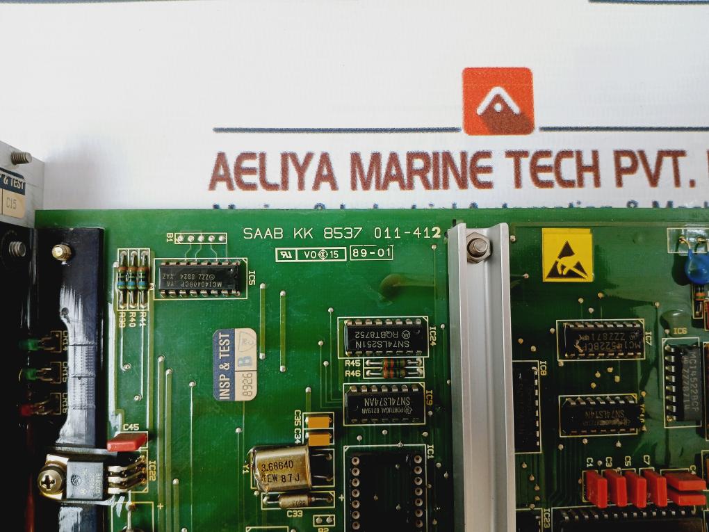 Saab 1891 705 Printed Circuit Board 8537 011-41 2J