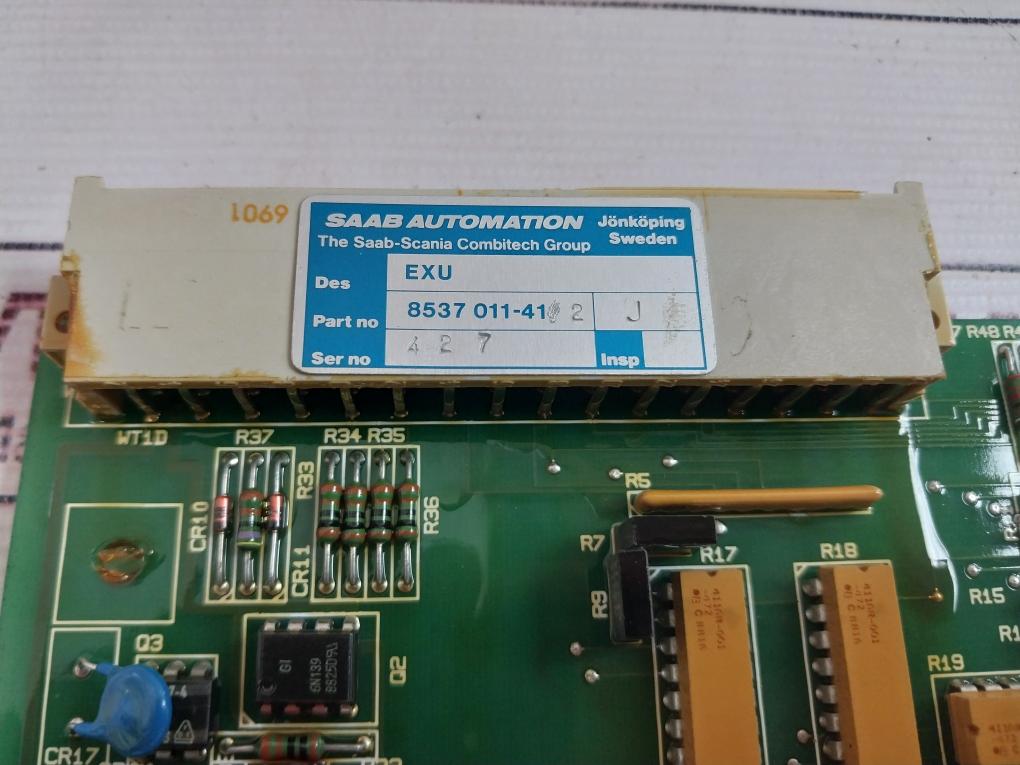 Saab Automation Stalectronic 2000 1891 705 Pcb Card 8537 011-41 2 J