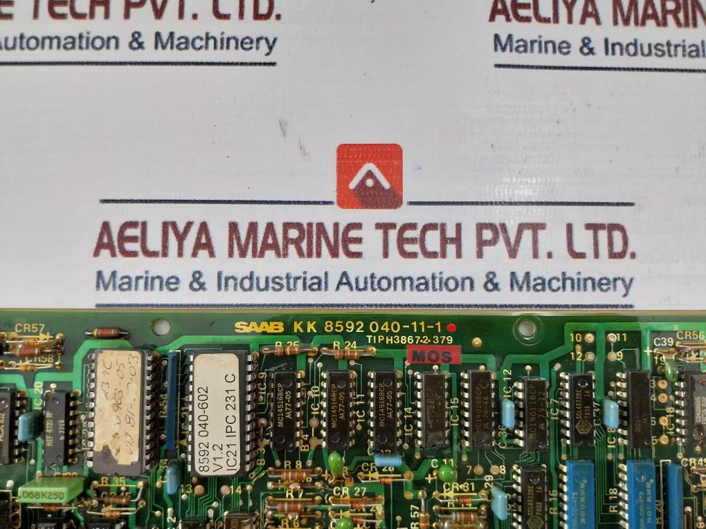 Saab Kk 8592 040-11-1 Printed Circuit Board