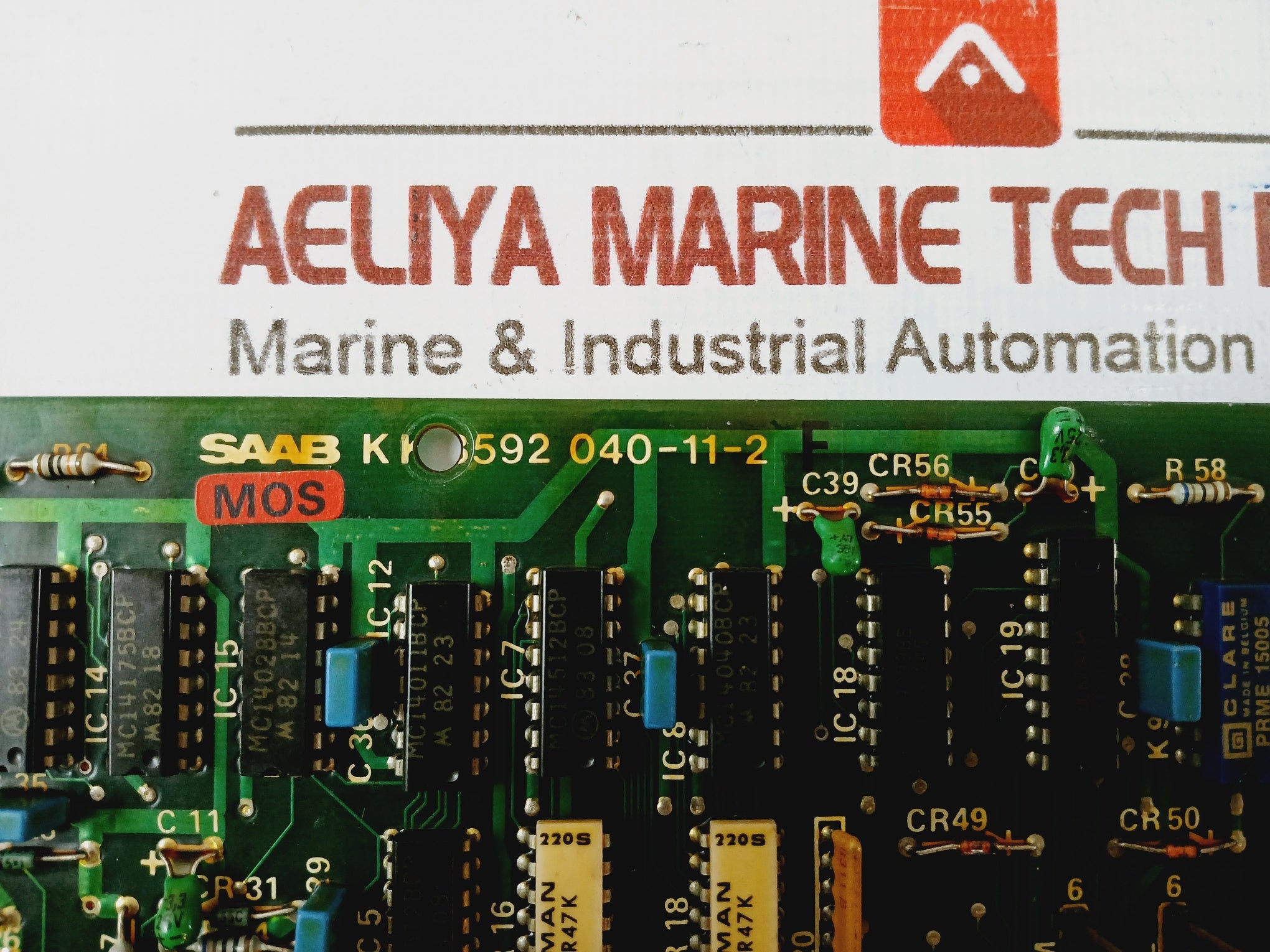 Saab Kk8592 040-11-2 F Purifier Card Alfa-laval V1.1 550557-80 8592 040-621