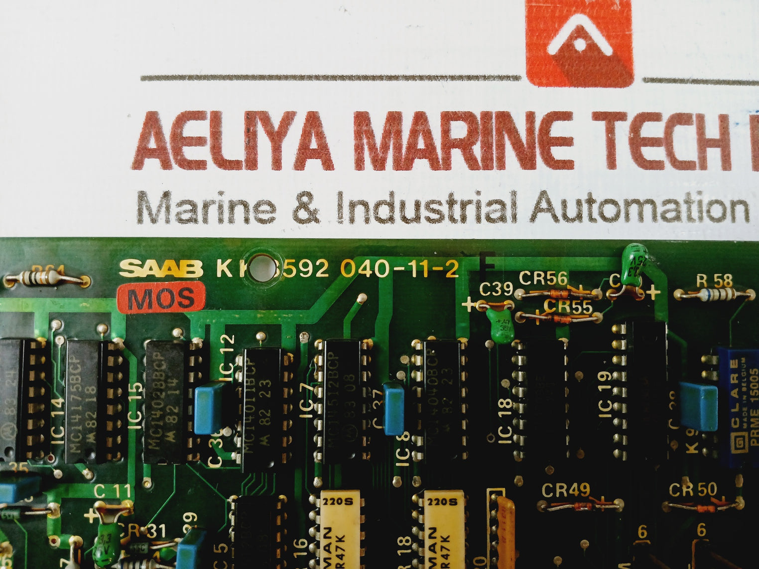 Saab Kk8592 040-11-2 F Purifier Card Alfa-laval V1.1 550557-80 8592 040-621