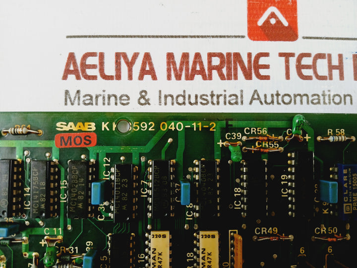 Saab Kk8592 040-11-2 F Purifier Card Alfa-laval V1.1 550557-80 8592 040-621