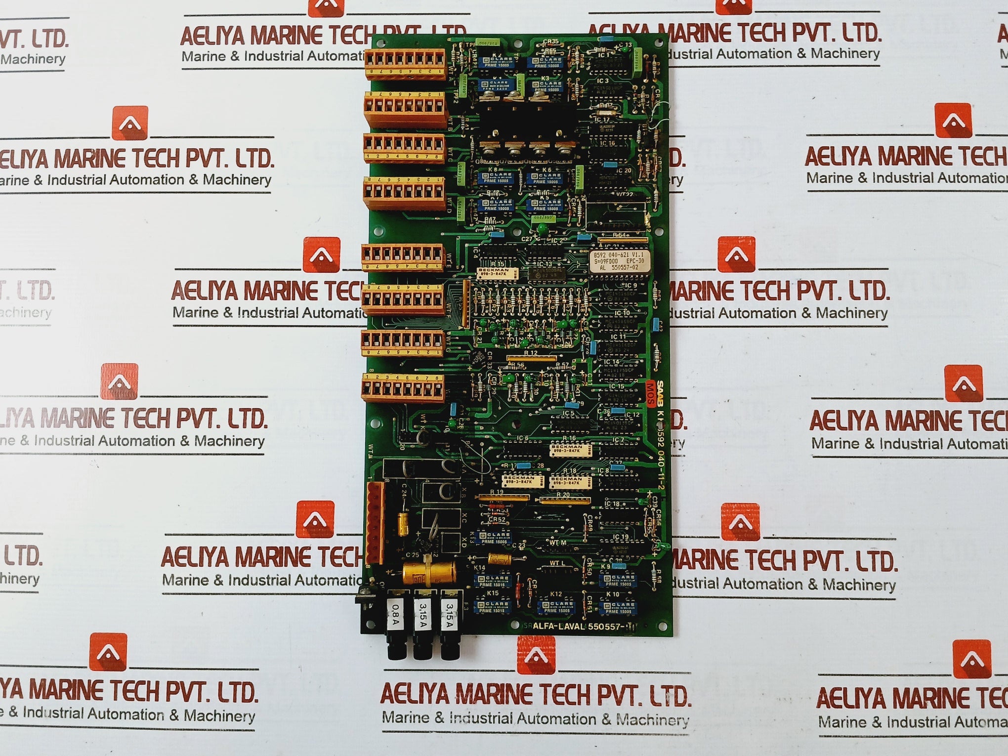 Saab Kk8592 040-11-2 F Purifier Card Alfa-laval V1.1 550557-80 8592 040-621