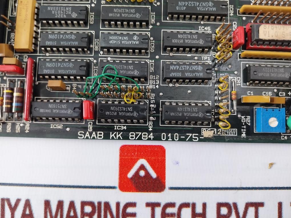 Saab Kk 8784 010-75 Pcb Card Cpu-23
