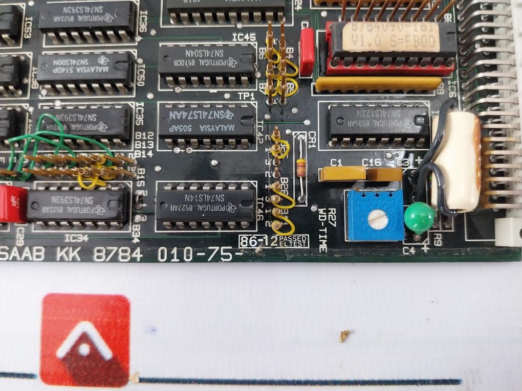 Saab Kk 8784 010-75 Pcb Card Cpu-23