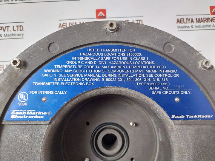 Saab Marine 9150020-553 Radar Transmitter Electronics Box