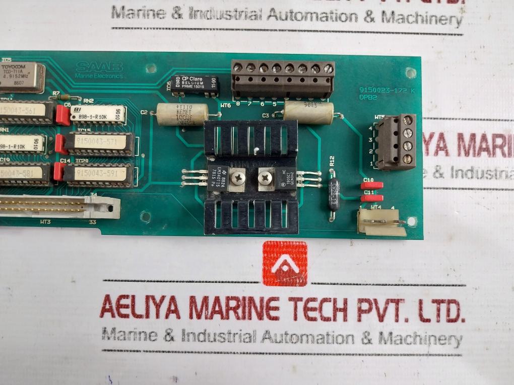 Saab Marine 9150023-172 K Printed Circuit Board Dpb2 9150039-611