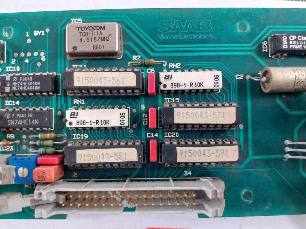 Saab Marine 9150023-172 K Printed Circuit Board Dpb2 9150039-611