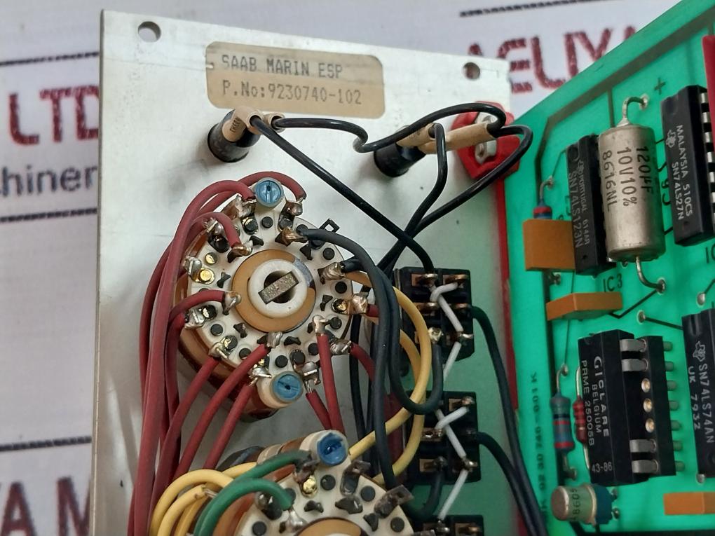 Saab Marine 9230740-102 Printed Circuit Board 9230745-10-1