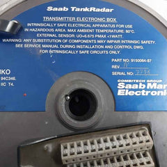 Saab Marine Electronics 9150064-871 Transmitter Electronic Box Rev N