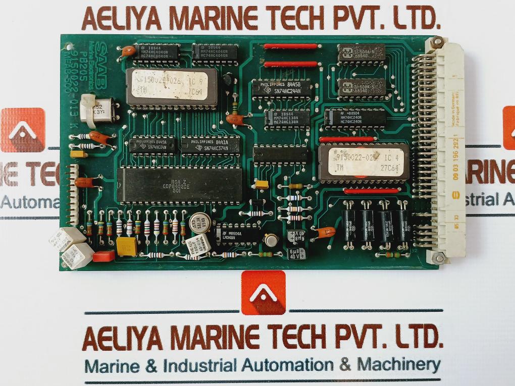 Saab Marine Electronics Pb205 Printed Circuit Board 9150022-562