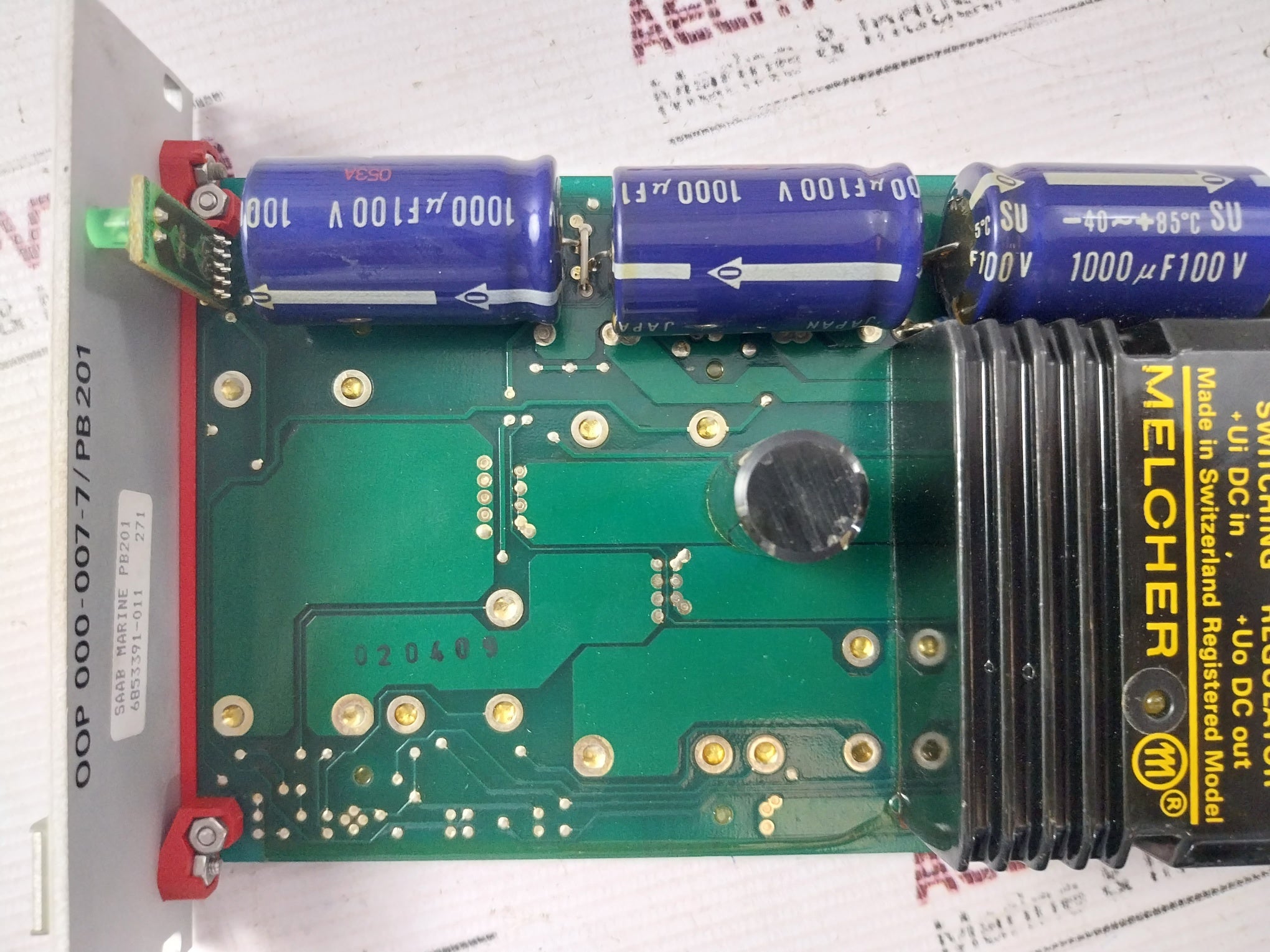 Saab Marine Pb 201 Pcb Card Psa 38Z1A-7