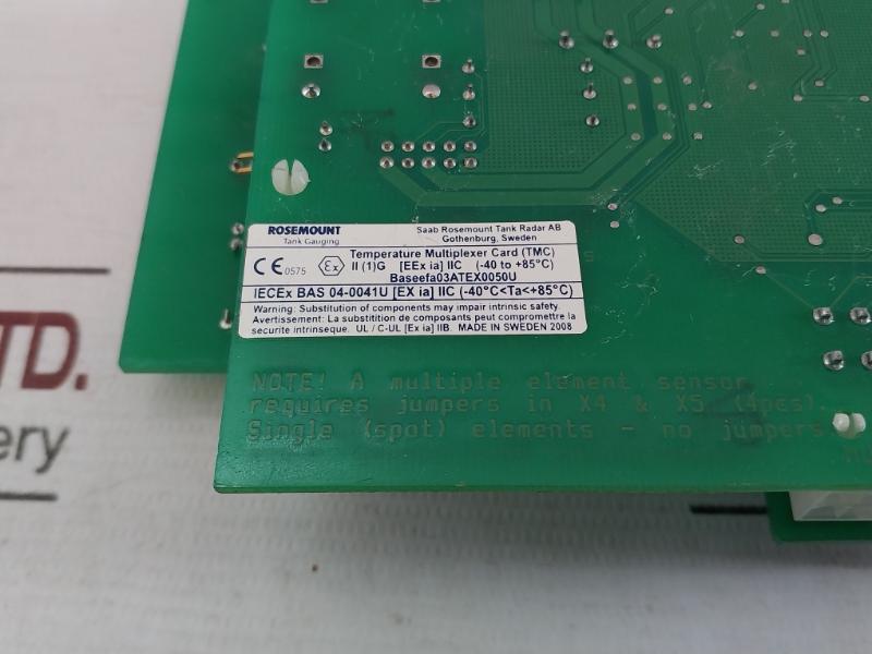 Saab Marine Pwb 9150072-007 B Transmitter Interface Card 9150072551F31398