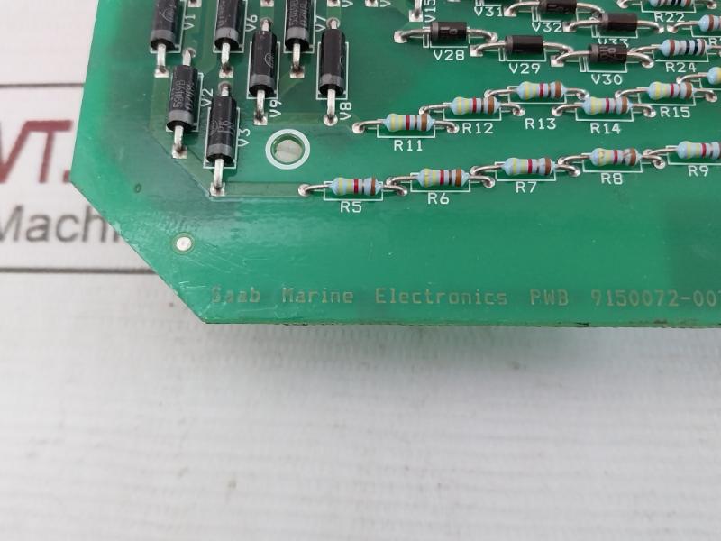 Saab Marine Pwb 9150072-007 B Transmitter Interface Card 9150072551F31398