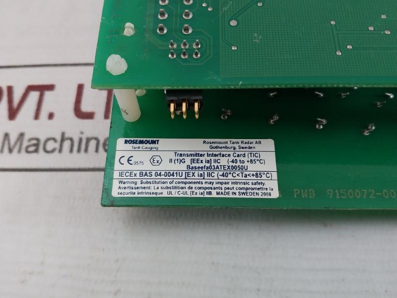 Saab Marine Pwb 9150072-007 B Transmitter Interface Card 9150072551F31398