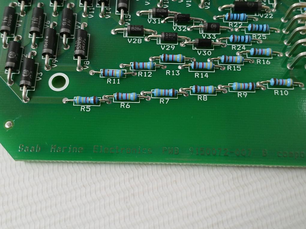 Saab Marine Pwb 9150072-007 Transmitter Interface Card Pcb