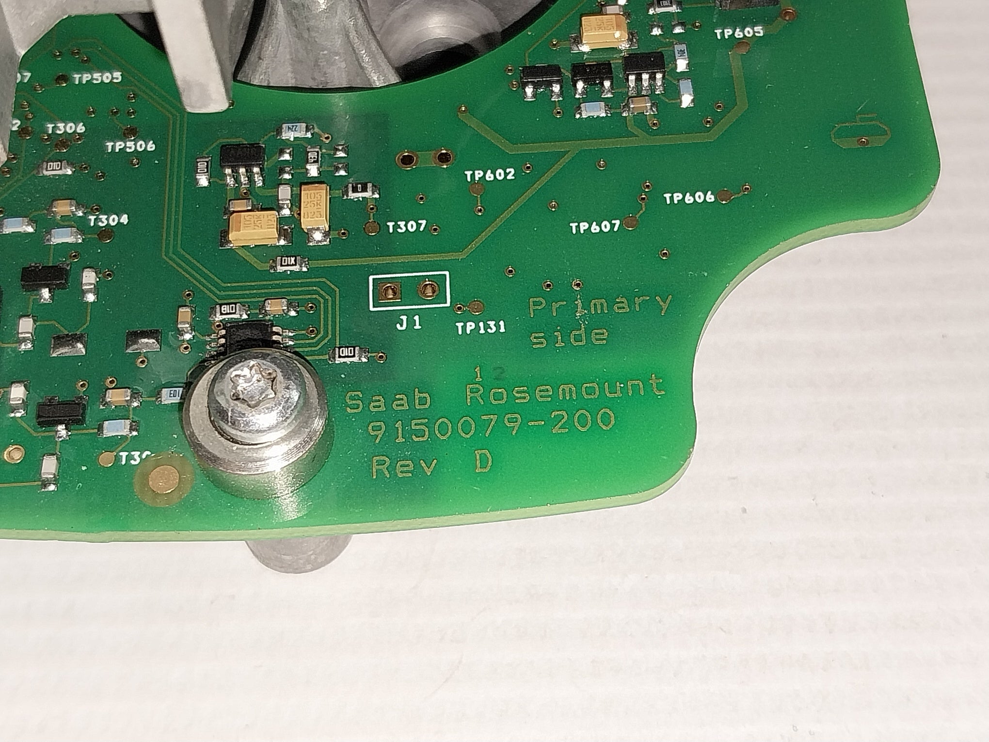 Saab Rosemount 9150079-200 Pressure Transmitter Pcb 7000002-091 E