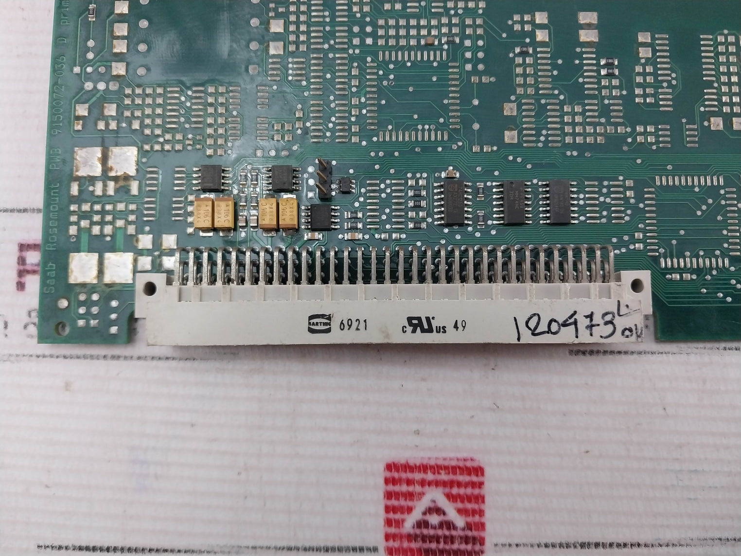 Saab Rosemount Pwb 9150072-036 D Printed Circuit Board