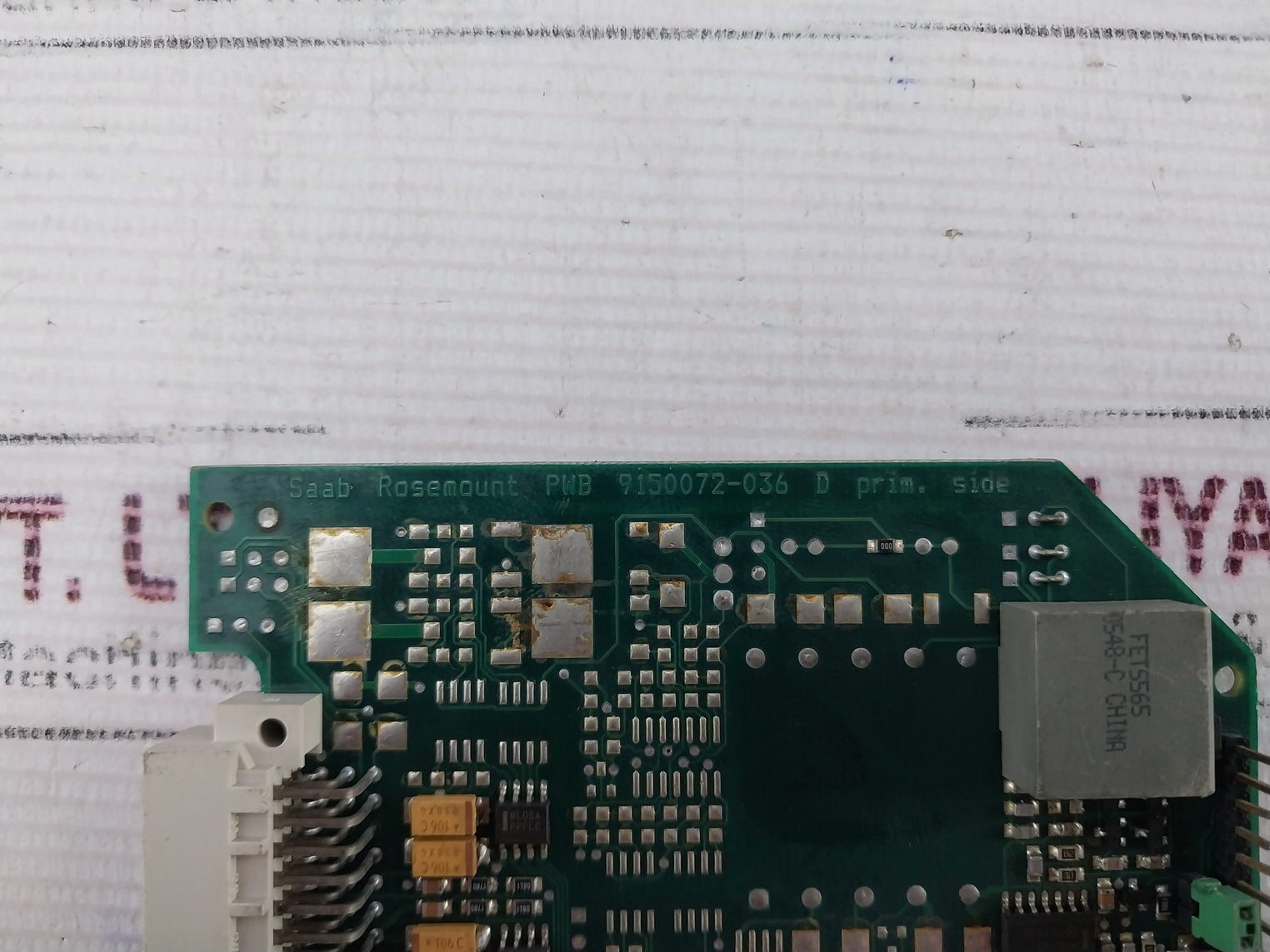 Saab Rosemount Pwb 9150072-036 D Printed Circuit Board
