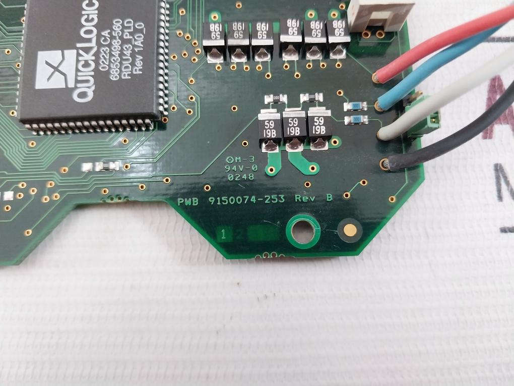 Saab Rosemount Pwb 9150074-253 Printed Circuit Board Rev B 94V-0