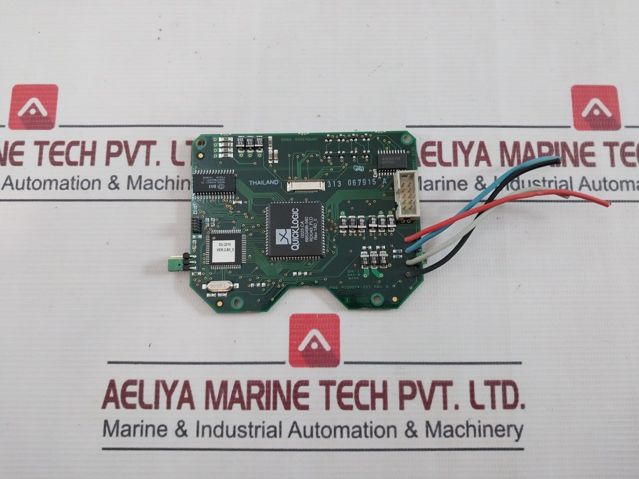 Saab Rosemount Pwb 9150074-253 Printed Circuit Board Rev B 94V-0