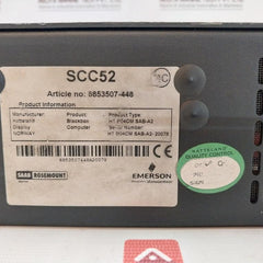 Saab Rosemount Scc52 Tank Radar Blackbox Computer 24V/100W
