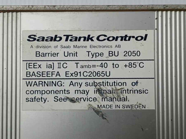 Saab Tank Control Bu 2050 Barrier Unit 9150056-701 D Ex91C2065U