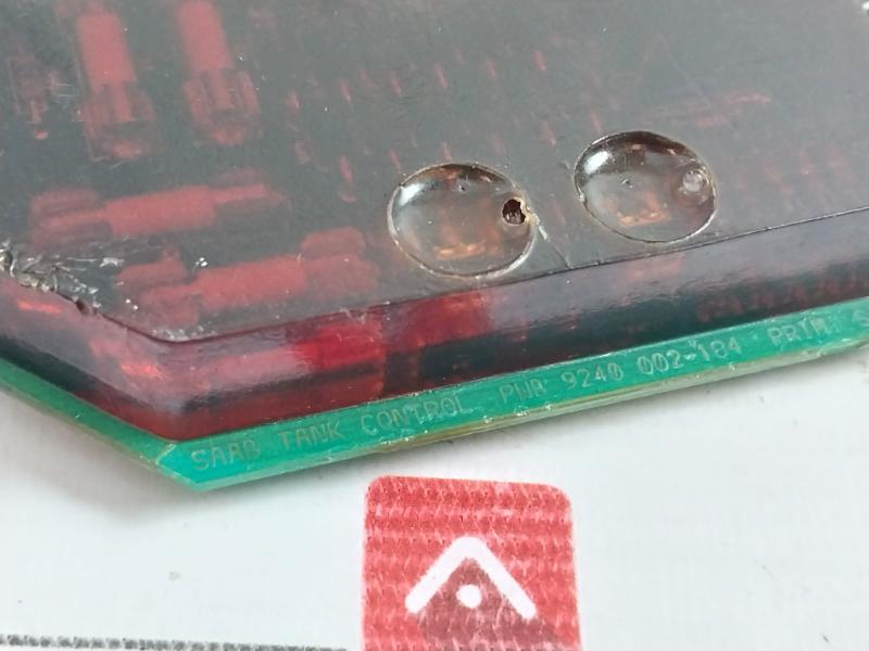 Saab Tank Control Clc 2061 Pcb Control Pwb 9240 002-184 9240002-812 C