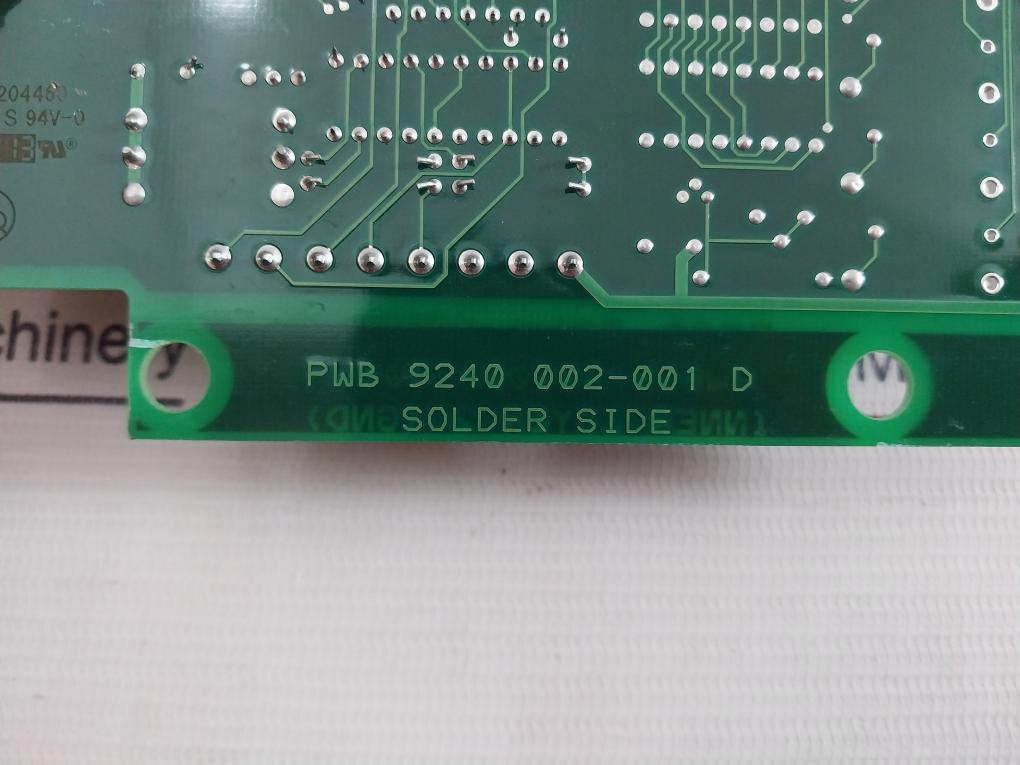 Saab Tank Control Pwb 9240 002-001 D Printed Circuit Board Module M1S 94V