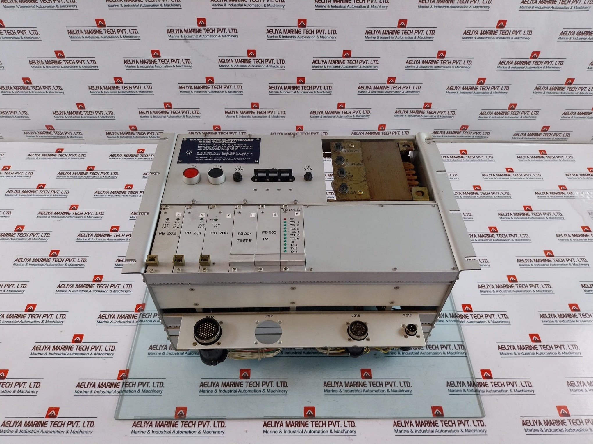Saab Tankradar 9150 022-504 Power Supply Unit 200-240 Vac