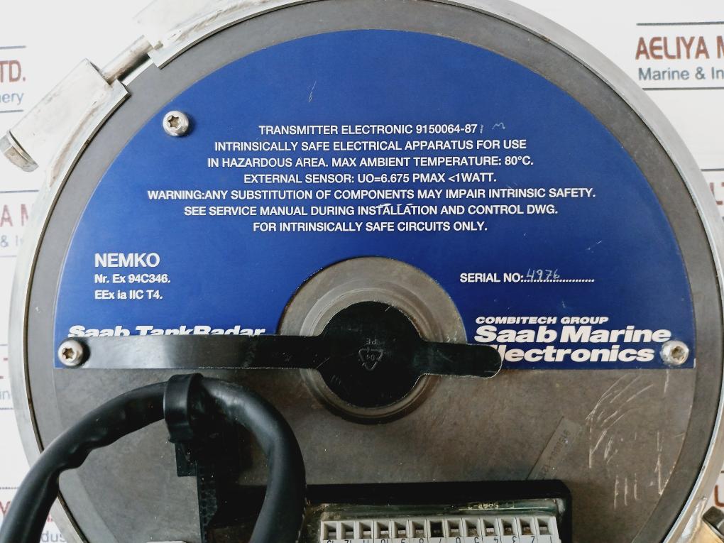 Saab Tankradar 9150064-871 M Transmitter Electronic Box 9150064-861F