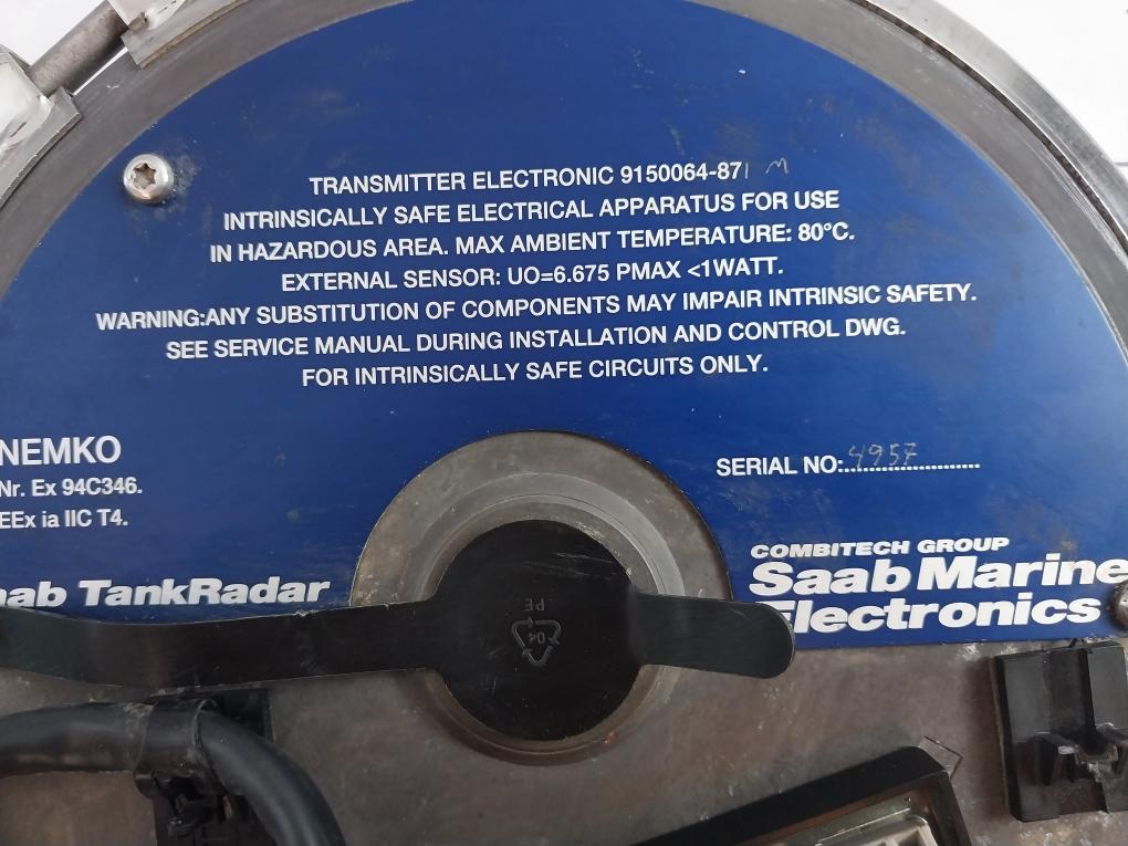 Saab Tankradar 9150064-871 M Electronic Transmitter 80°C