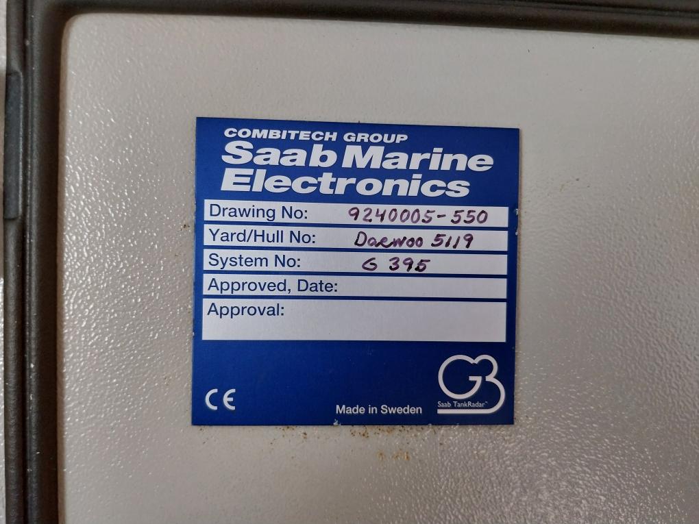 Saab Tankradar 9240 005-55 Field Bus Interface Unit